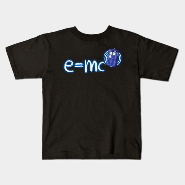 Relativity of Time and Space - Doctor Who Shirt Kids T-Shirt by Boots